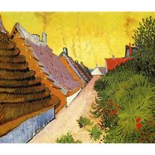 Hand Painted Oil paintings Vincent Van Gogh Canvas art Street in Saintes-Maries High quality home decor 2024 - buy cheap