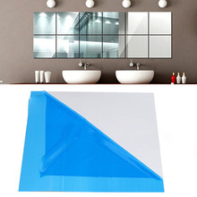 9 шт., настенные наклейки для зеркала в квадратные клей наклейки для Гостиная Спальня акриловое зеркало настенная Современная живопись "сделай сам" Арт Декор для дома 2024 - купить недорого