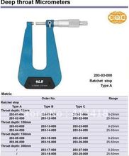 Deep throat Micrometers .Type A0-25*50mm.0-1inch.Quality goods.203-01-000 2024 - buy cheap