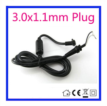 1.2m DC 3.0 x 1.1 3.0*1.1mm Power Supply Plug Connector With Cord / Cable For Samsung Asus Ultrabook Adapter Free shipping 2024 - buy cheap