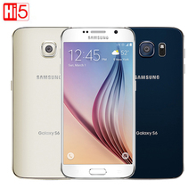 Разблокированный Samsung Galaxy S6 G920F/G920V/G920A одна sim-карта Восьмиядерный 3G ОЗУ 32 Гб ПЗУ WCDMA LTE камера 16 МП 5,1 дюйма Bluetooth 2024 - купить недорого