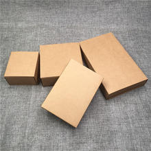 Caja de cartón marrón para decoración de tartas, contenedor de almacenamiento de varios tamaños, para Festival, 24 unids/lote 2024 - compra barato