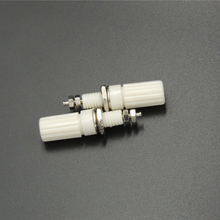 100 PCS White Binding Posts for 4mm Banana plug jack connector Power Amplifier Test Speaker Cables Test probe Conversion 2024 - buy cheap