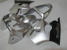 Injection Mold Fairing Kit for KAWASAKI Ninja ZZR600 05 06 07 08 ZZR 600 2005 2006  Silver black Fairings set+7gifts KT02 2024 - buy cheap