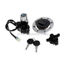 Interruptor de ignição da motocicleta bloqueio de combustível tampa de gás conjunto chave para gsf600 gsf1200 bandit 1995-2005 scooter ciclomotor lockset 2024 - compre barato