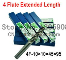 5pcs /set 10.0mm 4 Flute HSS & Extended Aluminium End Mill Cutter CNC Bit Milling Machinery tools Cutting tools.Lathe Tool 2024 - buy cheap