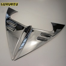 Cubierta triangular para espejo retrovisor de coche, cubierta de ventana de acero inoxidable para Toyota Land Cruiser Prado FJ 150 2010-2018, accesorios 2024 - compra barato