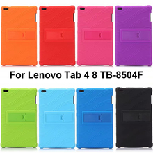 Silicone Anti Knock Stand Case for Lenovo Tab 4 8 TB-8504FNX Cover Protector tab4 8.0" 8504F sleeve Capa Drop Resistance Pouch 2024 - buy cheap