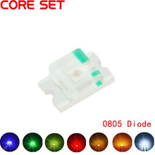 100pcs/lot 0805(2012) SMD LED Light Diode DIY Kit Ultra Bright Red Blue Yellow White Orange Color Emitting Diode 2024 - buy cheap