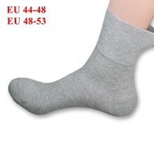 Calcetines de algodón clásico para hombre, medias de vestir, talla grande, EU 48-53, 6 pares, EU 44-48, para otoño, 46 2024 - compra barato