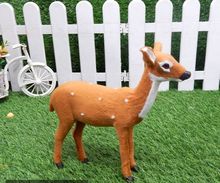 23x20cm simulation deer polyethylene&furs female sika deer model handicraft prop,home decoration Xmas gift w1418 2024 - buy cheap