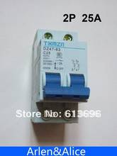 2P 25A 400V~  50HZ/60HZ Circuit breaker AC MCB safety breaker C type 2024 - buy cheap