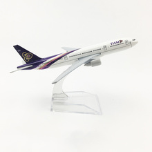 1/400 Scale Aircraft Boeing 777 THAI 16cm Alloy Plane Thailand B777 Model Toys Children Kids Gift for Collection 2024 - buy cheap