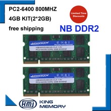 Kembona-memória ram ddr2 para notebook, módulo de memória ddr2, 4gb, 2gb, 800mhz, 2gb, 2gb, 2g 2024 - compre barato