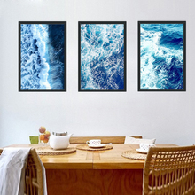 No Framed Wall Picture Modern Art Watercolor Canvas Prints Blue Seascape Poster Home Decor Painting For Living Room 2024 - buy cheap