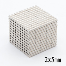 Imán de neodimio de 2x5mm N35 NdFeB Mini, superpotente, redondo, imanes permanentes de tierras raras, 2x5mm, 1000 Uds. 2024 - compra barato