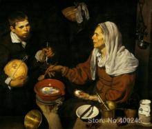 Old Woman Frying Eggs Diego Velazquez painting for room decoration High quality 2024 - buy cheap