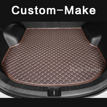 Custom fit car trunk mat for Audi A8 L S8 A8L D3 D4 D5 LWB/SWB high quality luxury car-styling cargo boot carpet rug liner 2024 - buy cheap