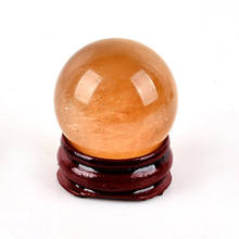 Free Shipping Natural Stone Gemstone 30MM Calcite Sphere Crystal Ball Chakra Healing Reiki Stone Carving Crafts 2024 - buy cheap