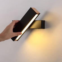 Thrisdar Nordic Modern Minimalist LED Wall Lamp Rotatable Warm Bedroom Bedside LED Wall Light Aisle Corridor Pub Cafe Wall Lamp 2024 - buy cheap