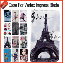 Чехол AiLiShi для Vertex Impress Blade, роскошный чехол-книжка из искусственной кожи, эксклюзивный специальный чехол для телефона Blade Vertex 100%, чехол + отслеживание 2024 - купить недорого