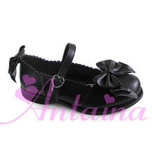 Zapatos planos de lolita gótica de princesa, zapatos de lolita gótica, banda cruzada de ballet con lazo PUNK, zapatos de baile de graduación de hercules escarabajo personalizados an124 2024 - compra barato