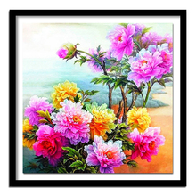 ,Diamond Painting"Flowers"Wall Stickers Home Decor,Diamond Embroidery  Full Square Picture Rhinestones Cross Stitch 2024 - buy cheap
