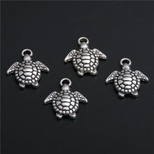 10pcs  Silver Color Zinc Alloy Turtle Charms Pendant DIY Jewelry Findings Fits Bracelet Necklace A2779 2024 - buy cheap