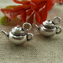 75 pieces tibetan silver teapot charms 18x13mm #2432 2024 - buy cheap