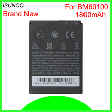 ISUNOO-batería BM60100 BO47100 de 1800mAh para HTC Desire 400, 500, 600, Dual SIM, 609d, 5088, 5060, C525c, C525E, T528, T606W, T608T, lote de 5 unidades 2024 - compra barato