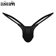 Lencería Sexy para hombre, suspensorio con bolsa para bulto, Bikini elástico con espalda abierta, Tanga de cuerda, ropa interior Gay 2024 - compra barato