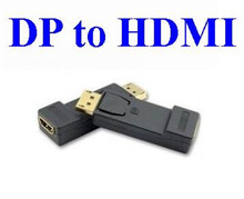 Мужской DisplayPort Display Port DP to Female HDMI конвертер головка F/M кабель 1080p для HDTV PC конвертер кабель адаптер * 100 шт./лот 2024 - купить недорого