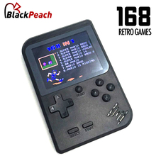 Console de jogos de vídeo mini bolso handheld jogador de jogo embutido 168 jogos clássicos melhor presente para o jogador nostálgico da criança 2024 - compre barato