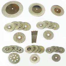 Алмазный шлифовальный круг, алмазный режущий диск, Аксессуары dremel, набор лезвий для мини-пилы, роторный инструмент, шлифовальный, полировальный камень 2024 - купить недорого