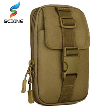 Military Tactical Nylon Waterproof Molle Pouch Mobile Phone Package Camouflage Climbing Army Attached Packs Travel Hiking Bags 2024 - buy cheap