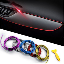 5M DIY Flexible Interior Decoration Moulding Trim Strips For Volvo Xc60 S60 s40 S80 V40 V60 v70 v50 850 c30 XC90 s90 v90 xc70 2024 - buy cheap