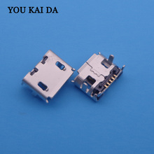 100X MICRO USB jack charging socket port plug connector for mobile or tablet Jack V8 5PIN DIP-SOP for Lenovo Zte Huawei Coolpad 2024 - buy cheap