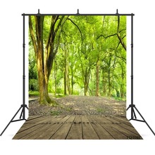 Spring Forest Walkway Photography Background For Photo Shoot Props Party Child Vinyl Cloth Printed Photo Backdrops Photo Studio 2024 - buy cheap