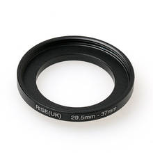 Новый металлический 29,5 мм-37 мм 29,5-37 мм от 29,5 до 37 повышающее кольцо-адаптер для камеры sony canon nikon dslr 2024 - купить недорого