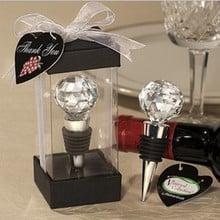 Wine Stopper Twist Wedding Favors Gifts Round Crystal Ball Red Wine Collection Stoppers Party Bar Tools Champagne Bottle Stopper 2024 - buy cheap