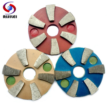 RIJILEI  3PCS/Lot 3 Inch Metal Diamond Polishing Pads 80mm Grinding Disc for Marble Granite and Concrete Floor 3JKP6 2024 - buy cheap