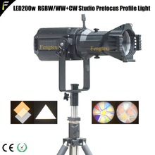 LED 200W WW+CW Prefocus Profile Spot Light Theater/Studio/Auditorium DMX Spot Profile Lights Equipment Warm/Cold Lighting 2024 - buy cheap
