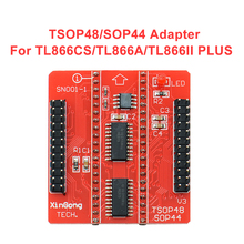 Novo adaptador zif sop44 tsop48 original, kit adaptador somente para minipro tl866 tl866a tl866cs programador universal v3 base 2024 - compre barato