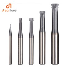 1pc carbide alloy 3 tooth coated M1.0 - M12 thread end mills cnc threading milling cutter tool for ISO metric thread 2024 - buy cheap