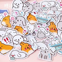 45PCS/box New Cute Lop Rabbit Paper Lable Sealing Stickers Crafts Scrapbooking Decorative Lifelog DIY Stationery 2024 - buy cheap