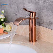 Bath Basin Faucet Brass Copper Finished Faucet Sink Mixer Tap Vanity Hot Cold Water Bathroom Faucets 2024 - buy cheap