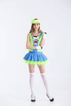 Super Mario Halloween Cosplay Costume Super Mario Luigi Costume Mario Dress Halloween Costume For Womn Free Shipping 2024 - buy cheap