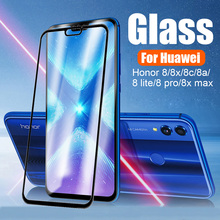 Защитное стекло для Huawei honor 8x max 8c play 8a 8 pro 8 lite защита для экрана закаленное стекло Huawey Honer honor 8 x пленка 2024 - купить недорого
