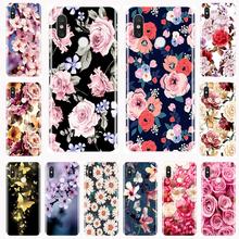 Fundas de teléfono para Xiaomi MI 5 5C 5S 5X 6 6X Plus suave TPU silicona hermosa flor cubierta para Xiaomi MI A1 A2 LITE 8 SE funda 2024 - compra barato