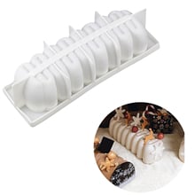 Molde de silicona en forma de esponja 3D, herramientas de decoración de tartas de silicona, DIY, accesorios de horneado casero de Mousse de postre 2024 - compra barato